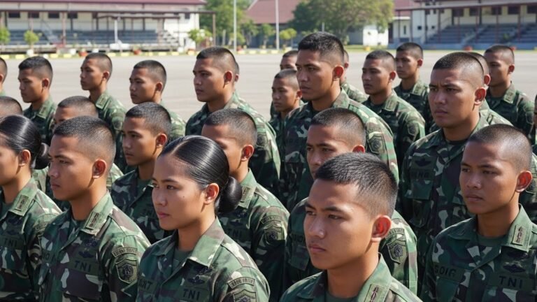 Jenis Potongan Rambut TNI Tentara Nasional Indonesia