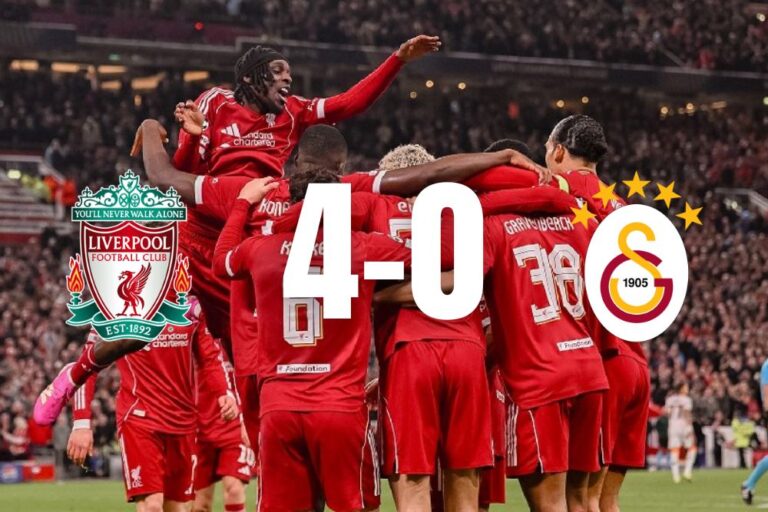 Liverpool Gilas Galatasaray 4-0, The Reds Tampil Megah