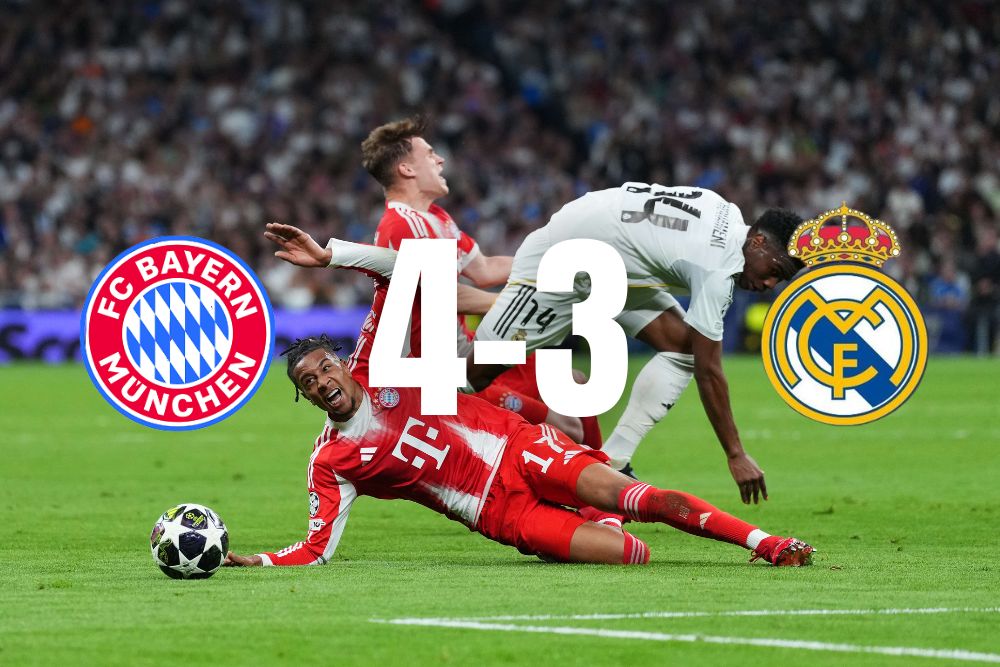 Real Madrid Dikasih Paham Bayern Munchen 4-3 di UCL