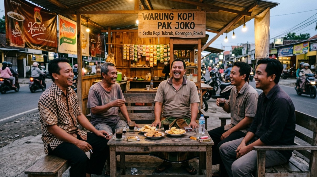 Apa Topik Obrolan Laki-Laki Saat Nongkrong di Warkop?